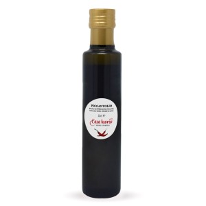Infusion of Extra Virgin Olive Oil and Chilli Peppers in  DORICA bottle 0,25 l