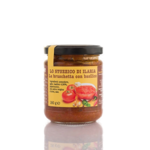 Lo stuzzico di Ilaria - The Bruschetta sauce with basil 180 gr