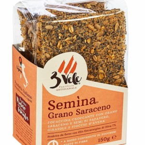 Focaccina with Buckwheat Semina 150 gr