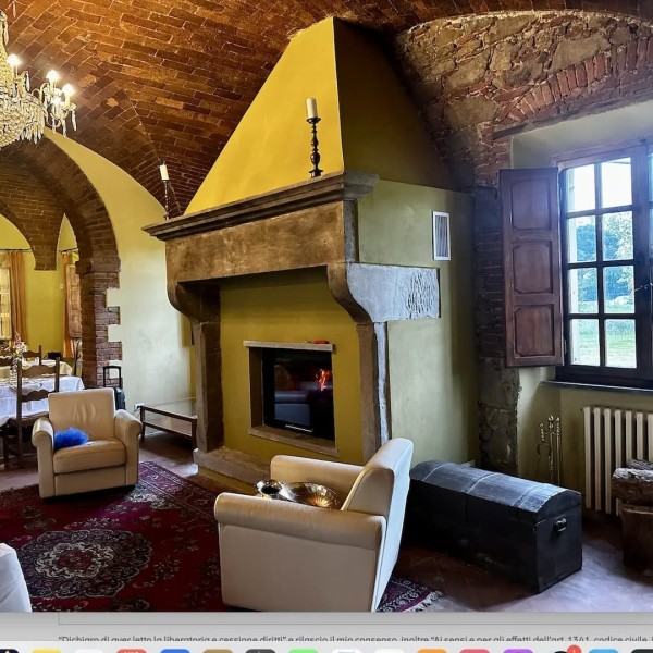 The Fireplace Room Podere degli Olmi