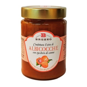 Confettura Extra di Albicocche con zucchero di canna 350 gr
