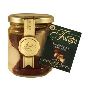 Funghi Porcini Tagliati Testa Rossa in olio d'oliva 180 gr
