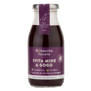 Svita Mine A Go Go - Estratto Di Frutta 75 Mirtilli, 1/2 Mela, 7 Bacche Di Olivello Spinoso 250 ml